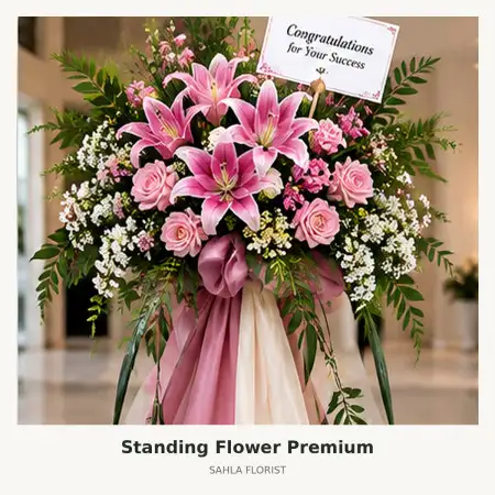 Standing Flowers Sier Surabaya